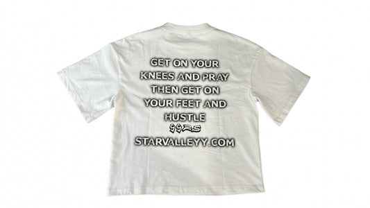 White & Black "TTGOG" T-shirt