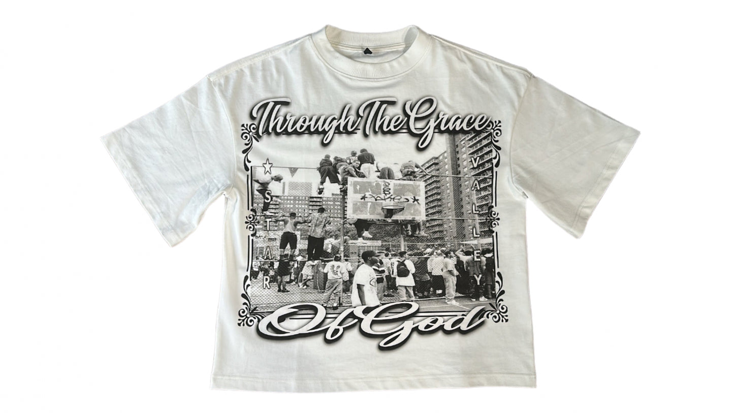 White & Black "TTGOG" T-shirt